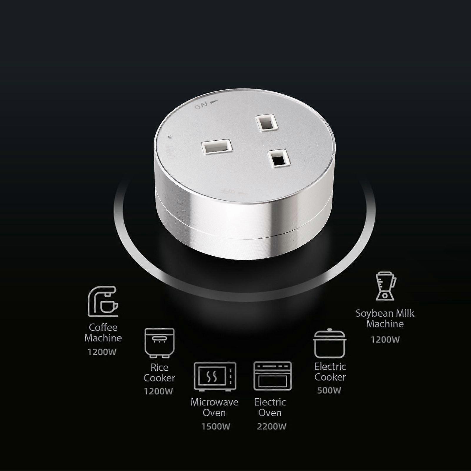 Track Sockets Power Track Socket Outlet Electric Mobile Track Socket Power Track Adapter for Office Kitchen and Living Room for The Second Generation