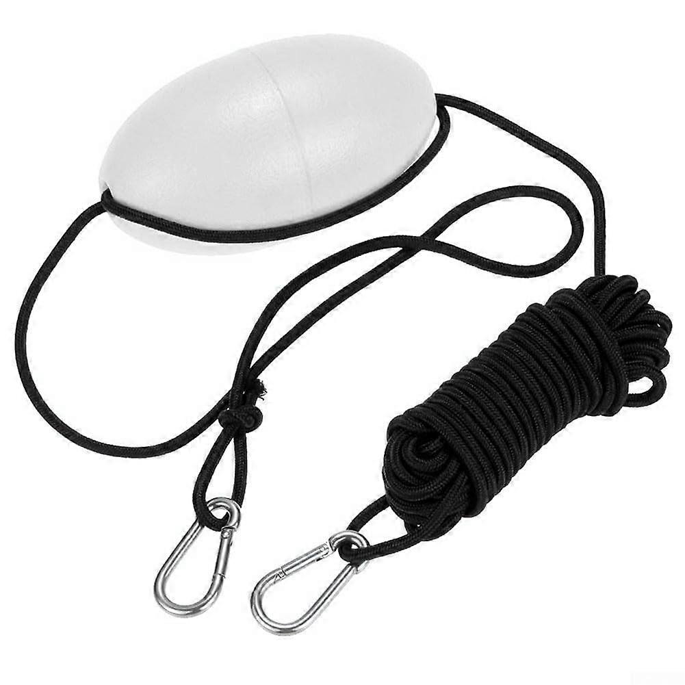 9.8 M TearResistant Line Marine Anchor Buoy with PVC Drift Anchor System for Fishing Boats Kayaks Ships Inflatable Vessels(White) Ref: 1857