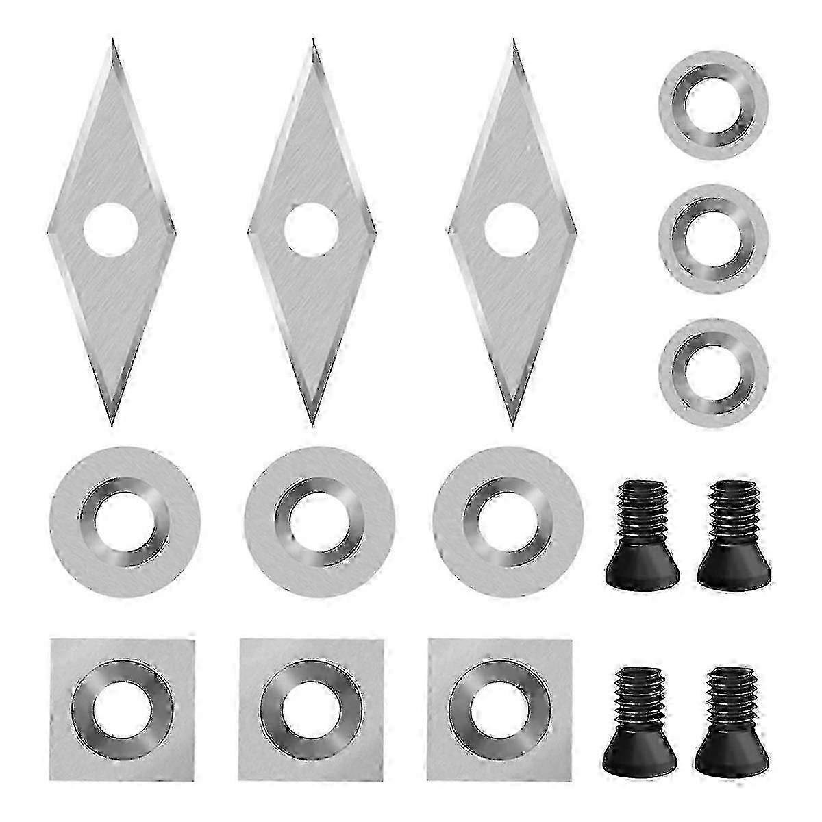 12PCS Carbide Lathe Tools with Replaceable Tips, Handheld Wood Turning Set for Woodworking Projects