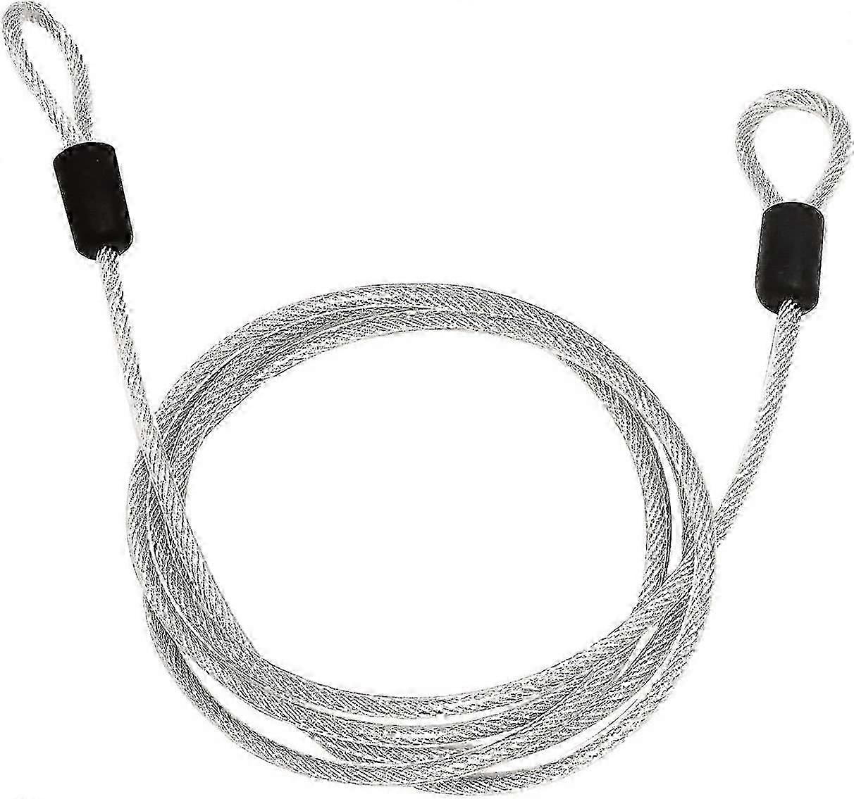 Safety Steel Cable, Locking Cable, Double-Loop Braided Steel Flexible Lock Cable, toroidal