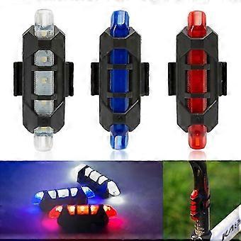 Three Piece Waterproof Bike Light Cycling Tail Light USB Charging LED MTB Bike Cycling Safety Warning Light Bike Accessories