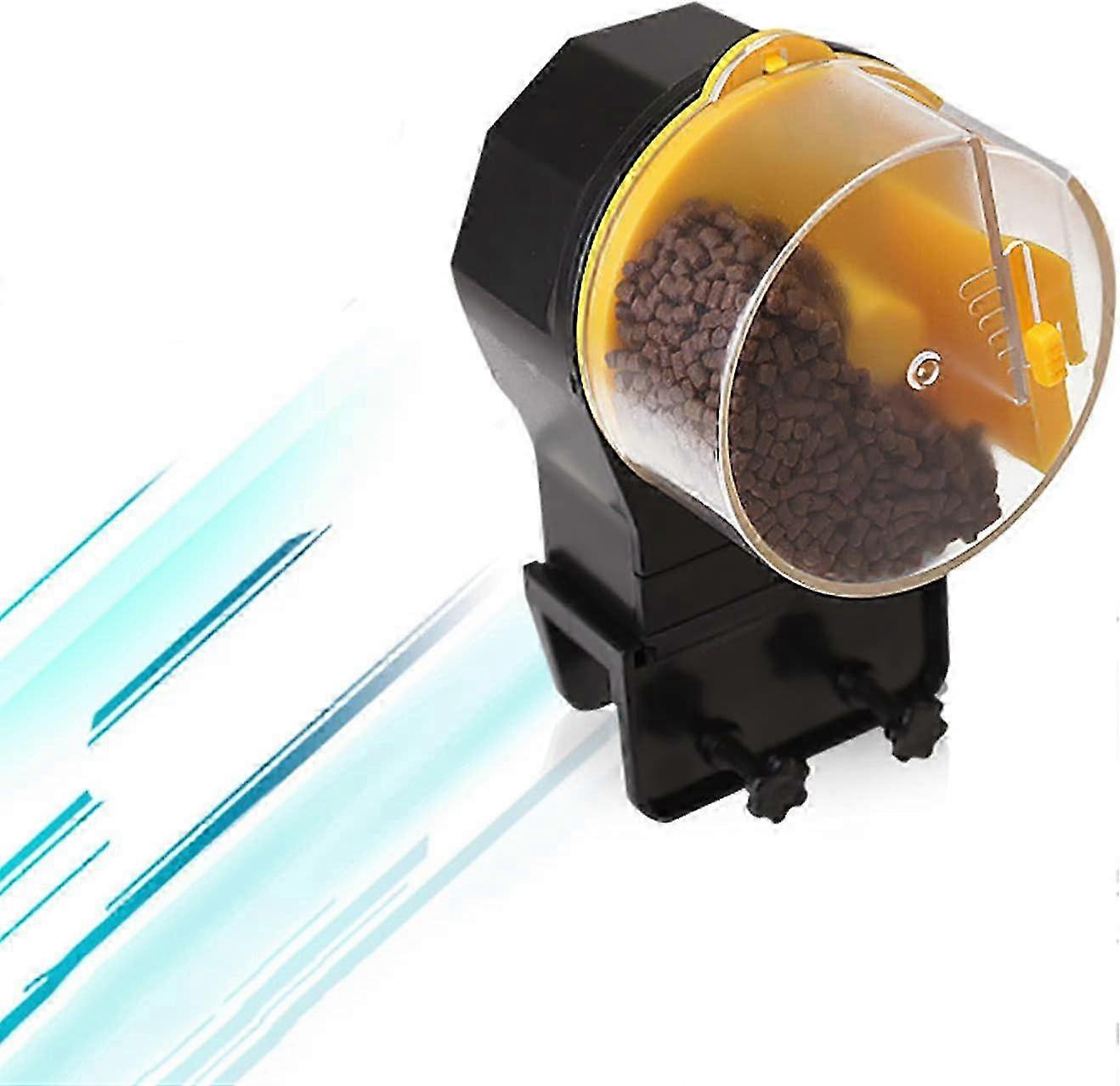 Smart Fish Feeder Timer, Programmable Aquarium Food Dispenser for Holiday Tank