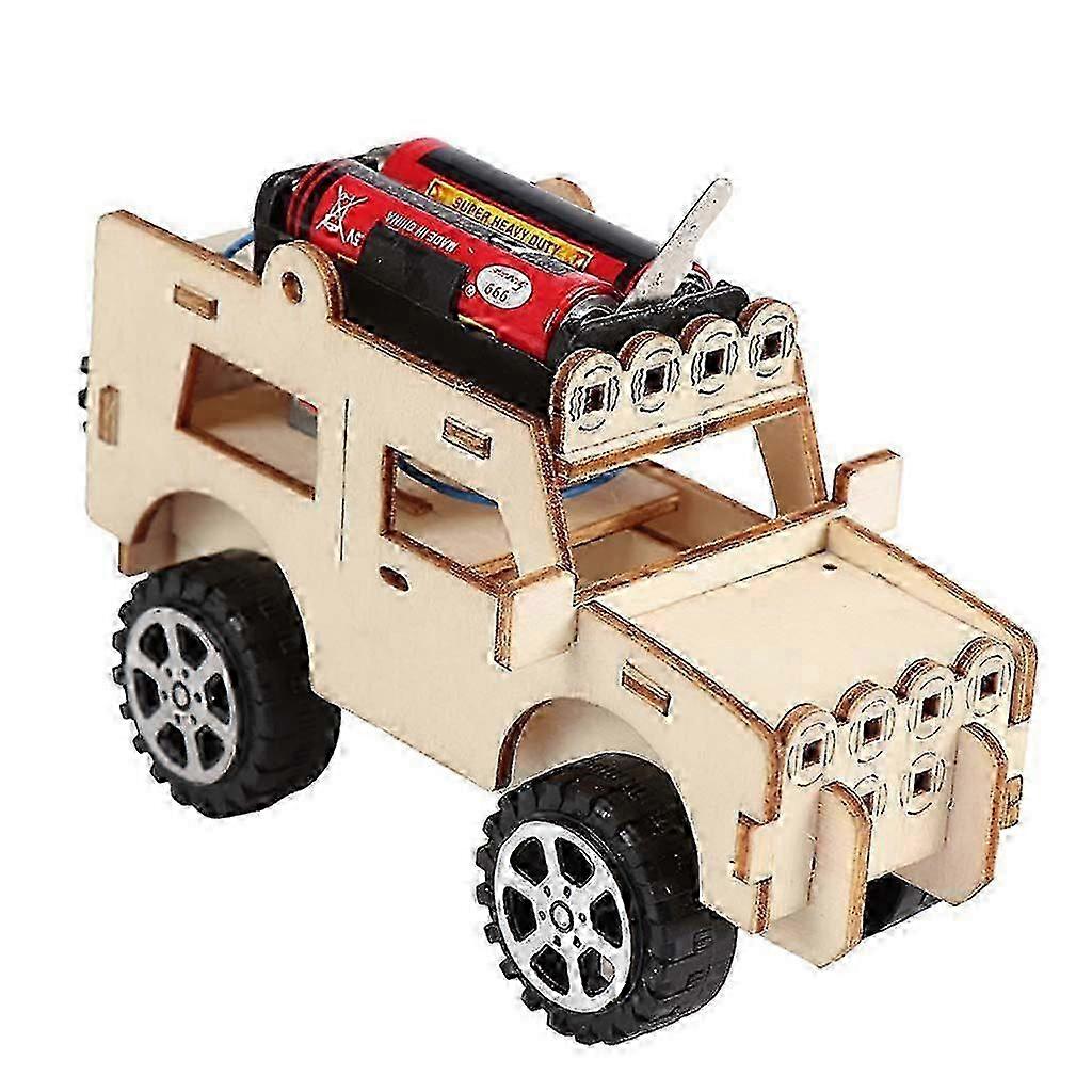 Wooden Electric Car Model Kit - Fun and Educational STEM Project fo...