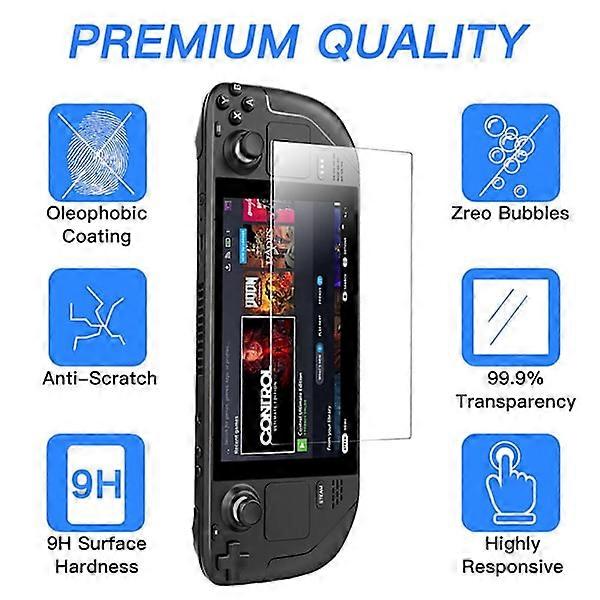 Valve Steam Deckゲームコンソール用強化ガラス