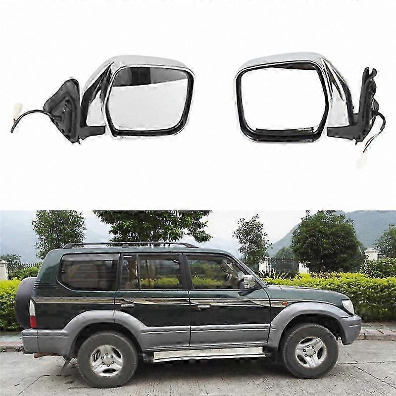 Heated Rearview Side Mirror Assembly for SUV 1996-2002, 5-Pin Connector, Compatible with Multiple Models