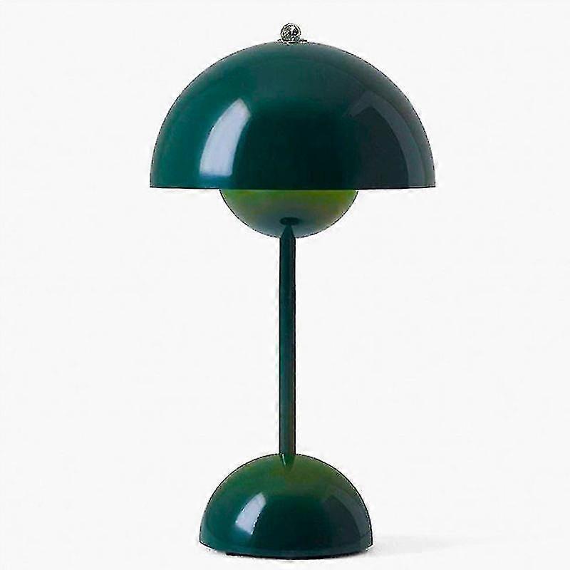 Nordic Rechargeable Flower Table Lamp Bedside Desk Lamp Mushroom Be...