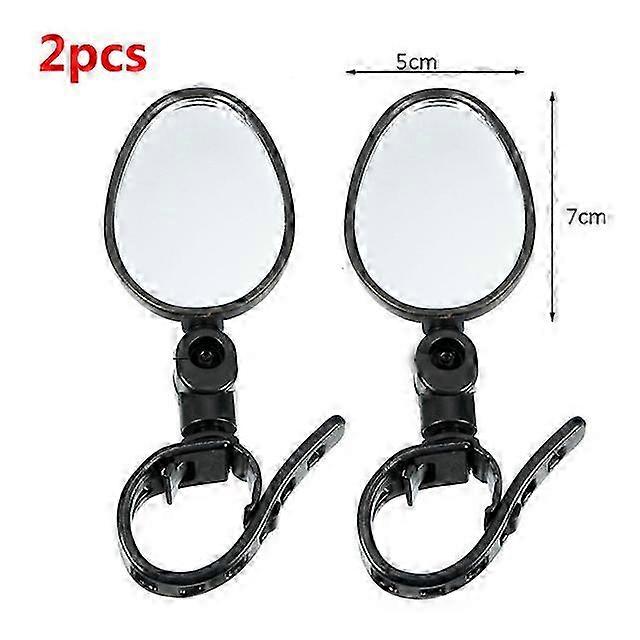 Rearview Mirror for Bicycle Motorcycle Handlebar Mount 360 Rotation...