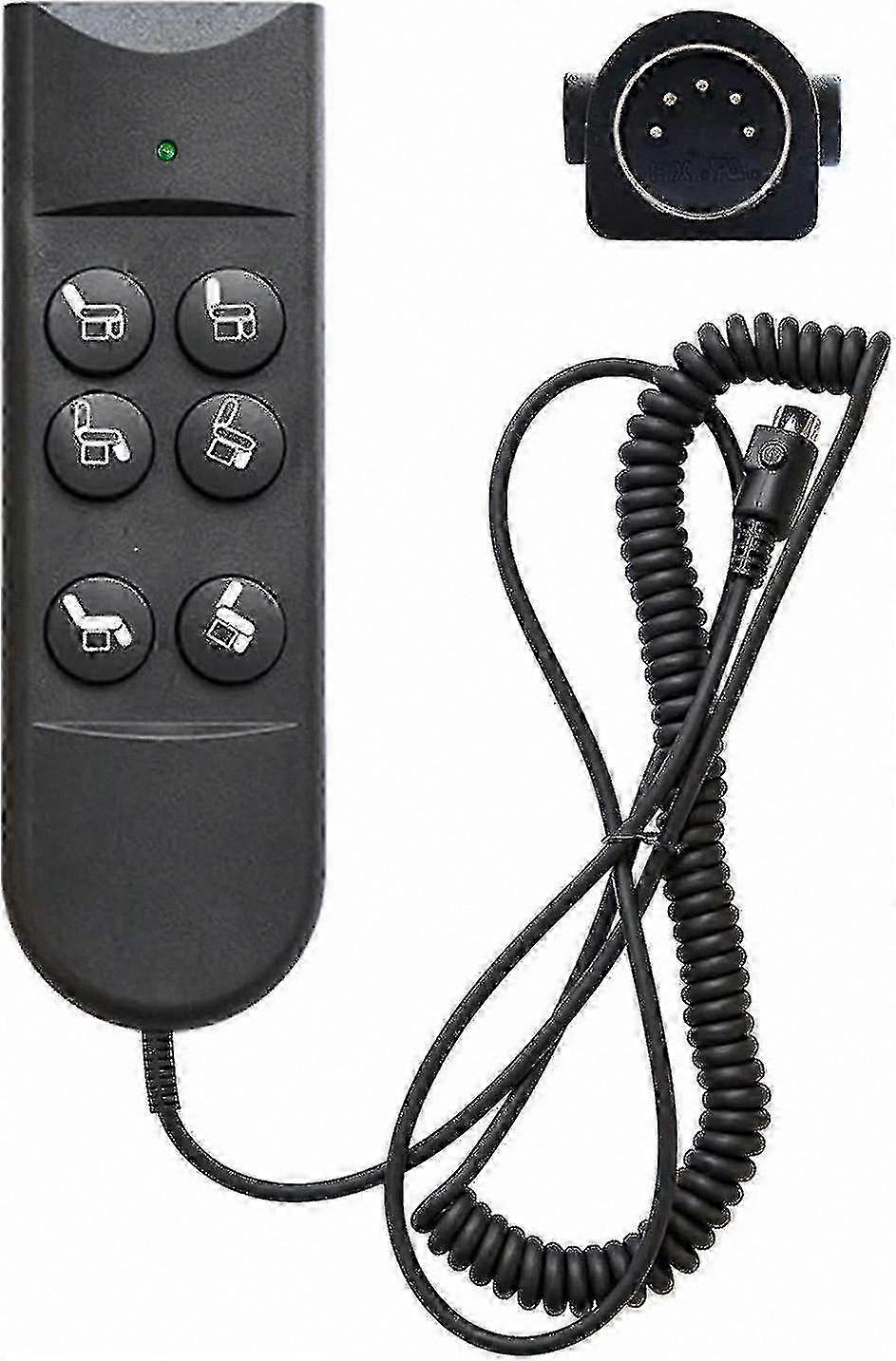 Remote Control for Recliners, 6-Button Handset for Power Lift Chairs and Furniture