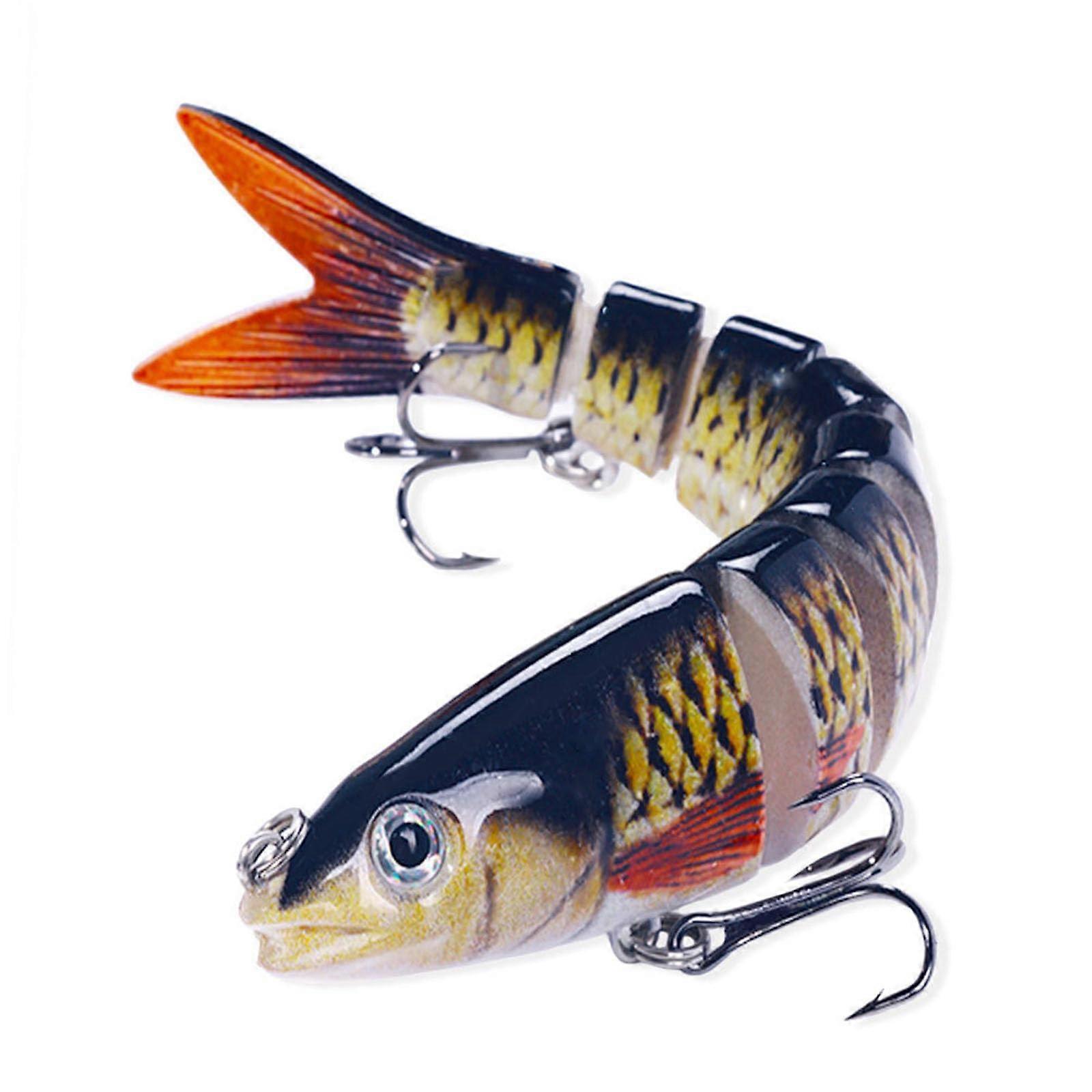 8 Segment Artificial Hard Baits Multi Jointed Swimbaits Saltwater Swimbaits Treble Hook Multi Section Crankbait Lure