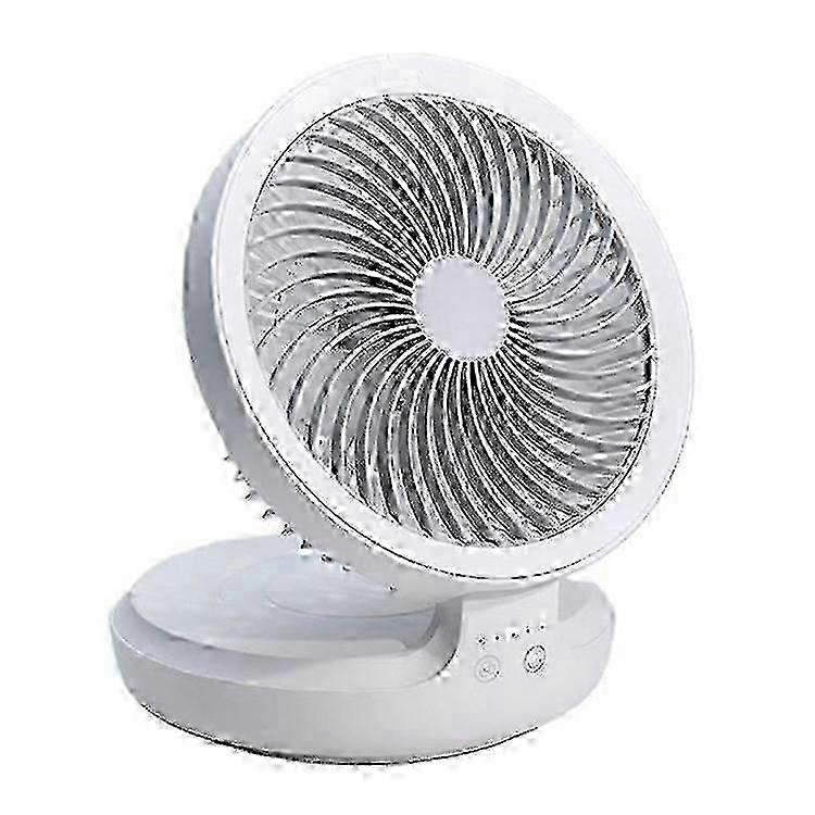 AURA EDON E808ポータブルデスクトップウォールマウントABSファンクーラー折りたたみ式充電式夏用冷却ファン