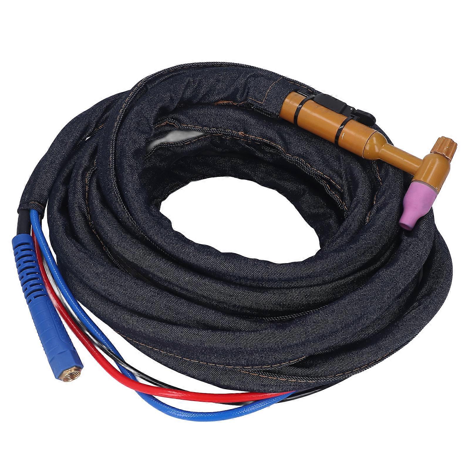 TIG Welding Torch Water Air Cooled GTAW Argon Arc Welder Gun Tool for Working Processing 5m / 16.4ft 