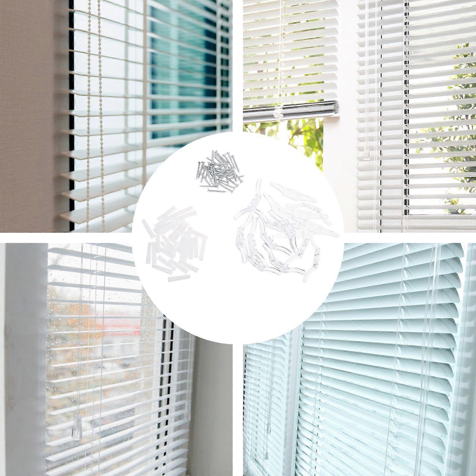16pcs Blind Cord Cleat Hooks Holder Cord Wrappers Curtain Retainers Window Shade Accessories for Roller Blinds Sun Shades Ropes