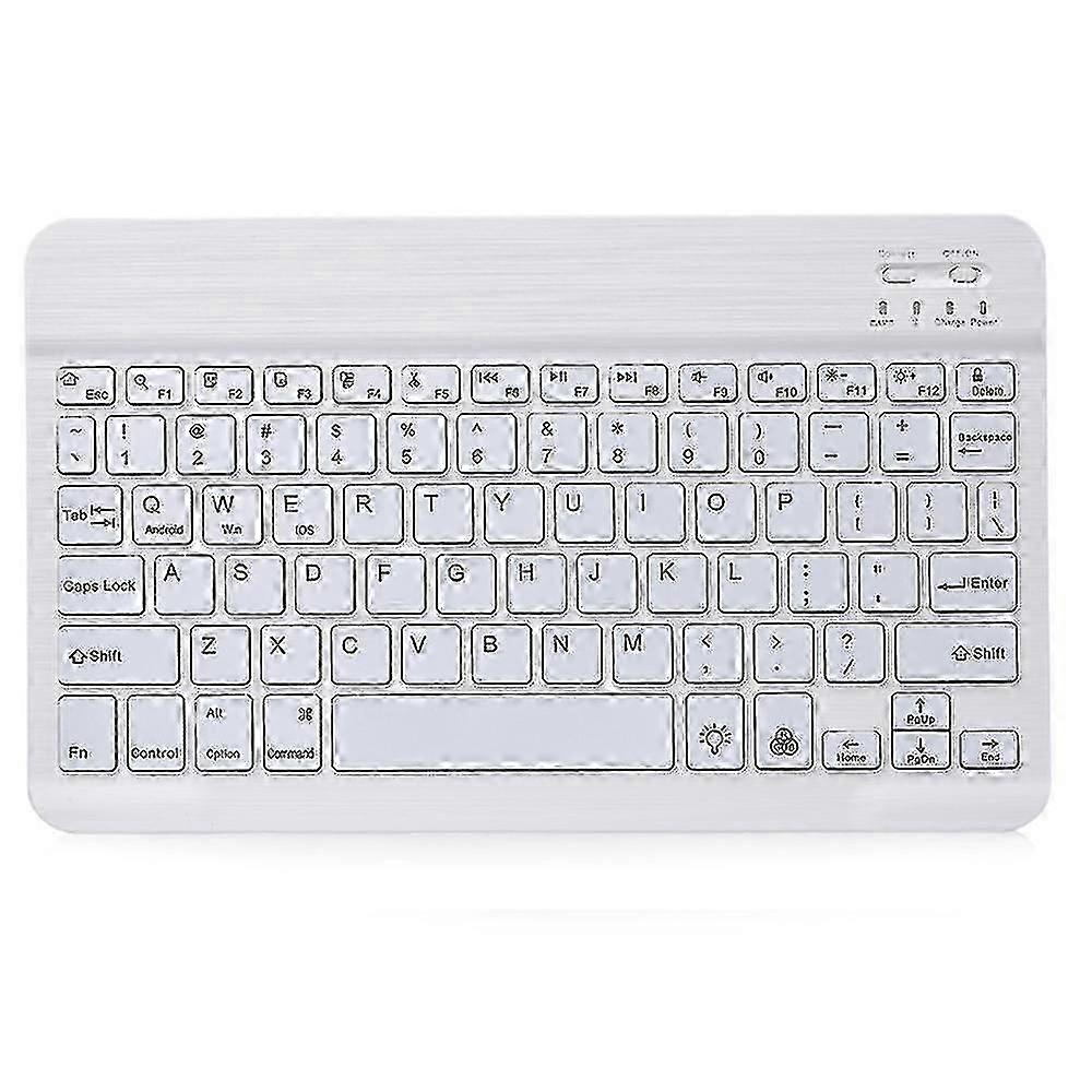 Universal Slim Portable Wireless Bluetooth 7-colors Backlit Keyboard