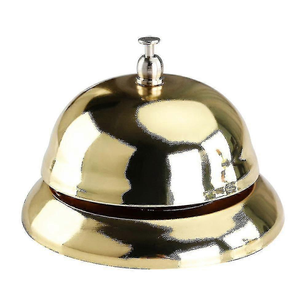 Golden service bell for shops with clear tone