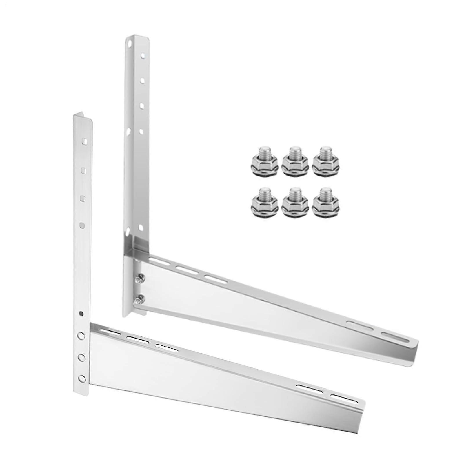 AC Window Bracket Stainless Steel HeavyDuty Stand Adjustable LoadBearing For Dorm Apartment Living Room 21 Inches