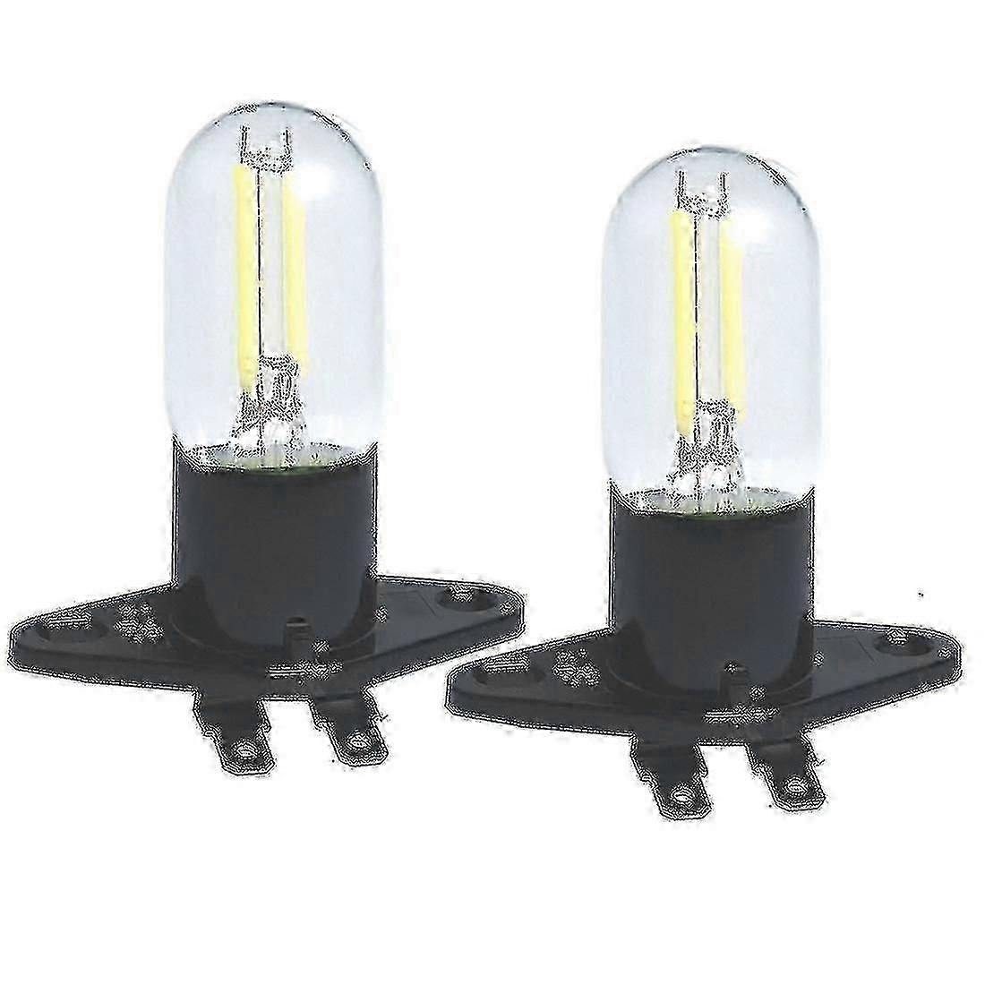 2X LED Z187 Microwave Oven Refrigerator Bulb