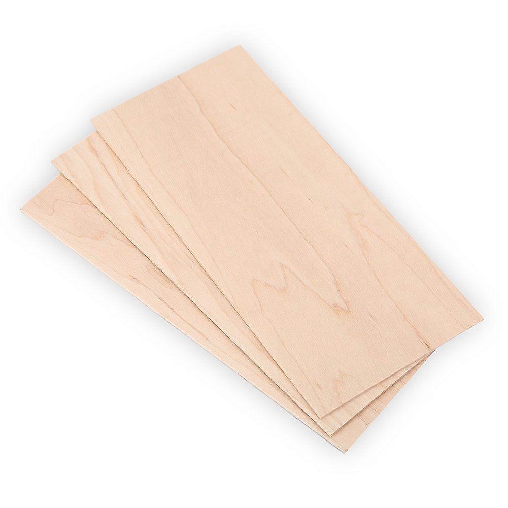 3Pcs Maple Guitar Head Veneer Plate Headplate DIY Replacement Part for Luthiers
