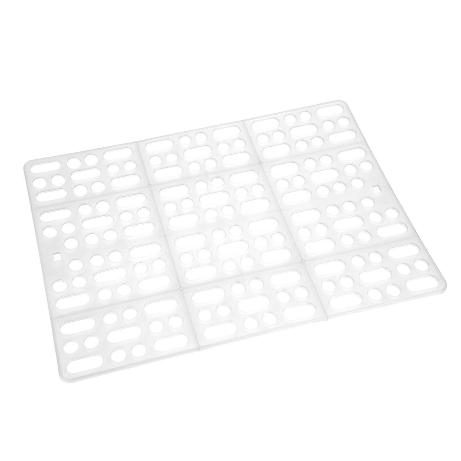 Durable Rabbit Cage Mat Easy to Clean Nest Pad for Guinea Pig Totoro (White)