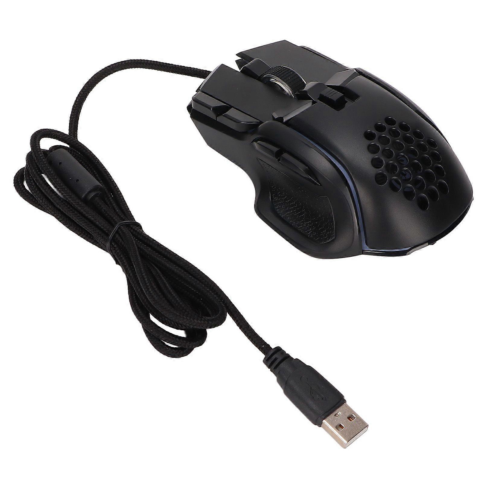 Gaming Mouse S700 12800dpi Macro Programming RGB Luminous Gaming Mouse Home Office Mice