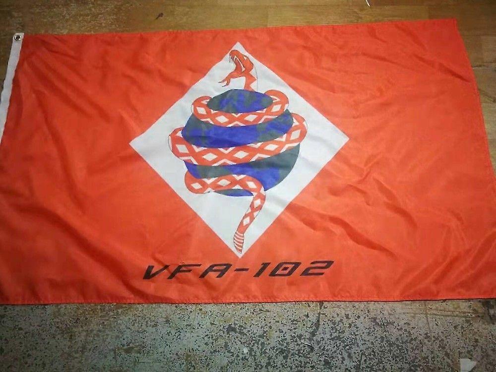 USN VFA-102 Diamond Backs  Single-Sided Flag Banner