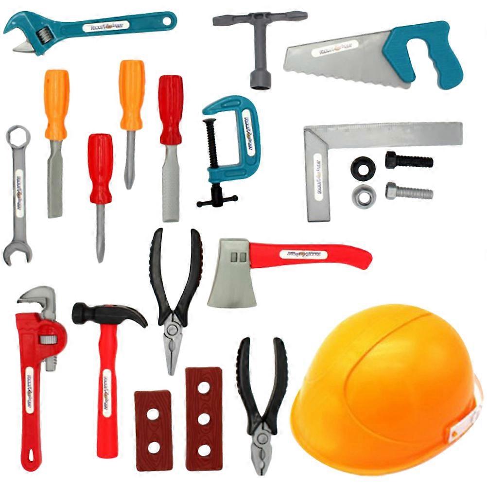 Kids Builder Tool Set Kids Assemble Tool Set with for Role Play 22Pcs