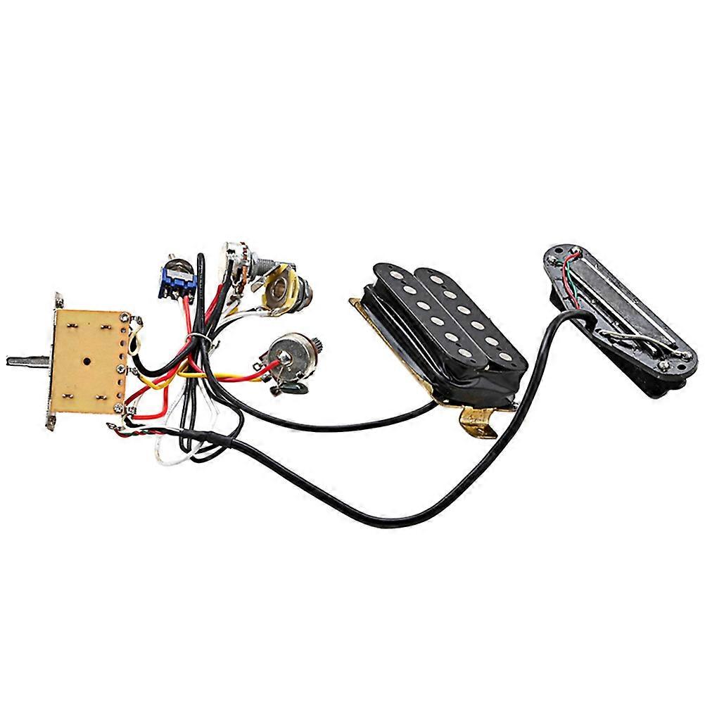Guitar Pickups Wiring Harness for Bass 1Set Control Plate