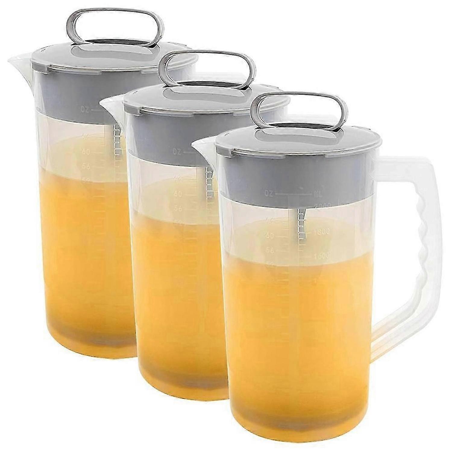 3Pcs Mixing Pitcher for Drinks,Water Pitcher