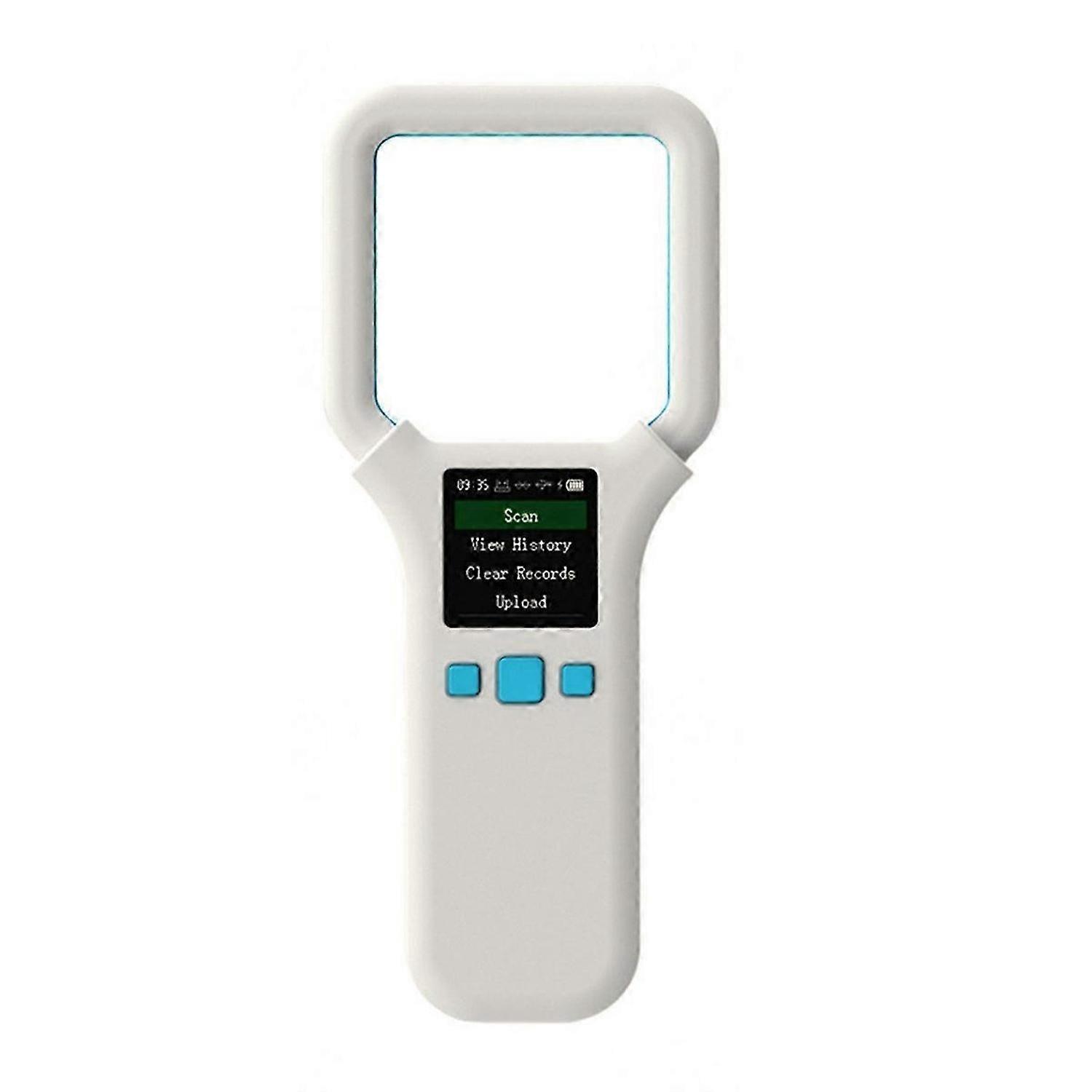 Animal RFID Reader USB Pet ID Scanner Animal Tag Reader White