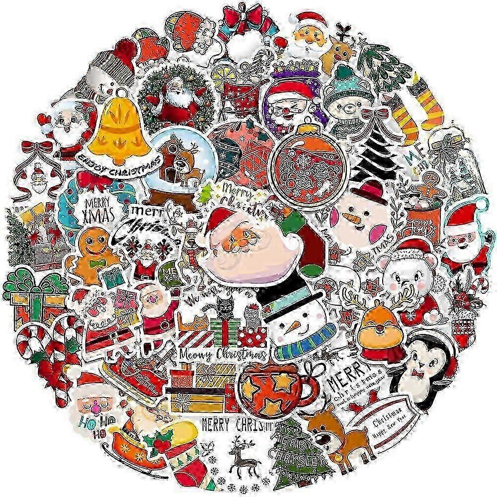 Christmas Decorations 50 Pcs Sticker