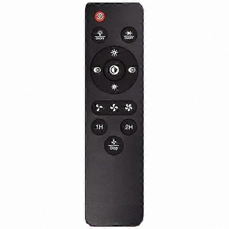 Ceiling Fan Lamp with Dimming, Discoloration, and Toughness Features, Responsive Soft Key Remote Control, 1/2 Pieces