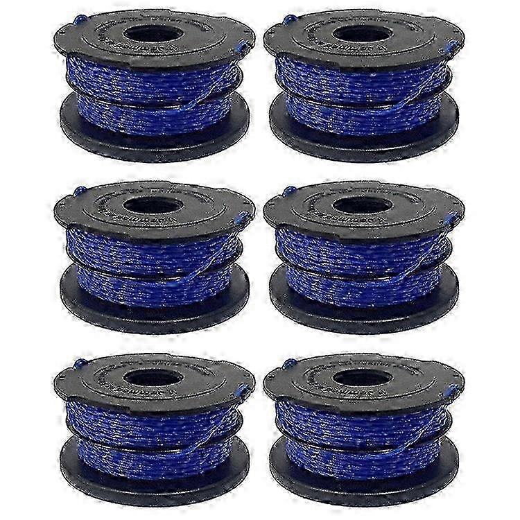 Compatible For Black & Decker Lawn Trimmer Wire Reel Replacement A6441 Spool (Set Of 6)