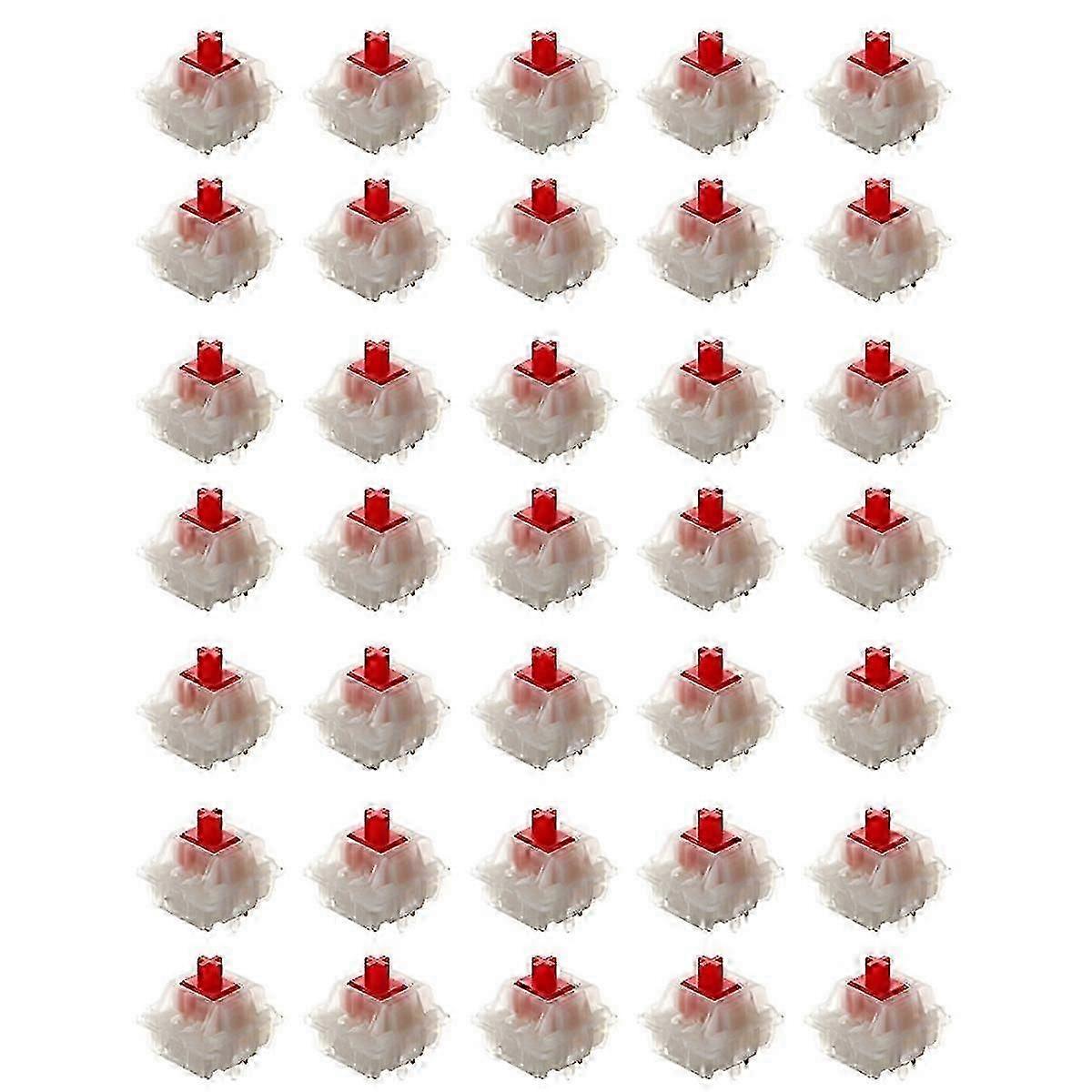 G Red Pro Switch 5pin Rgb Linear Tactile Switch For Mechanical Keyboard Pre Lubed,35 Pcs