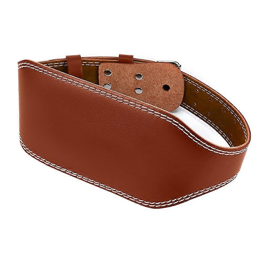 Squat Belt Unisex, 15 cm Back Width, Brown, Size S, Weight Belt For Squat Exercises, Prevents Sprains