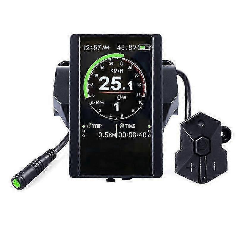 New Colorful Screen Display P850C Speedometer with 9-Level Assist for Bafang Electric Bicycle BBS01B