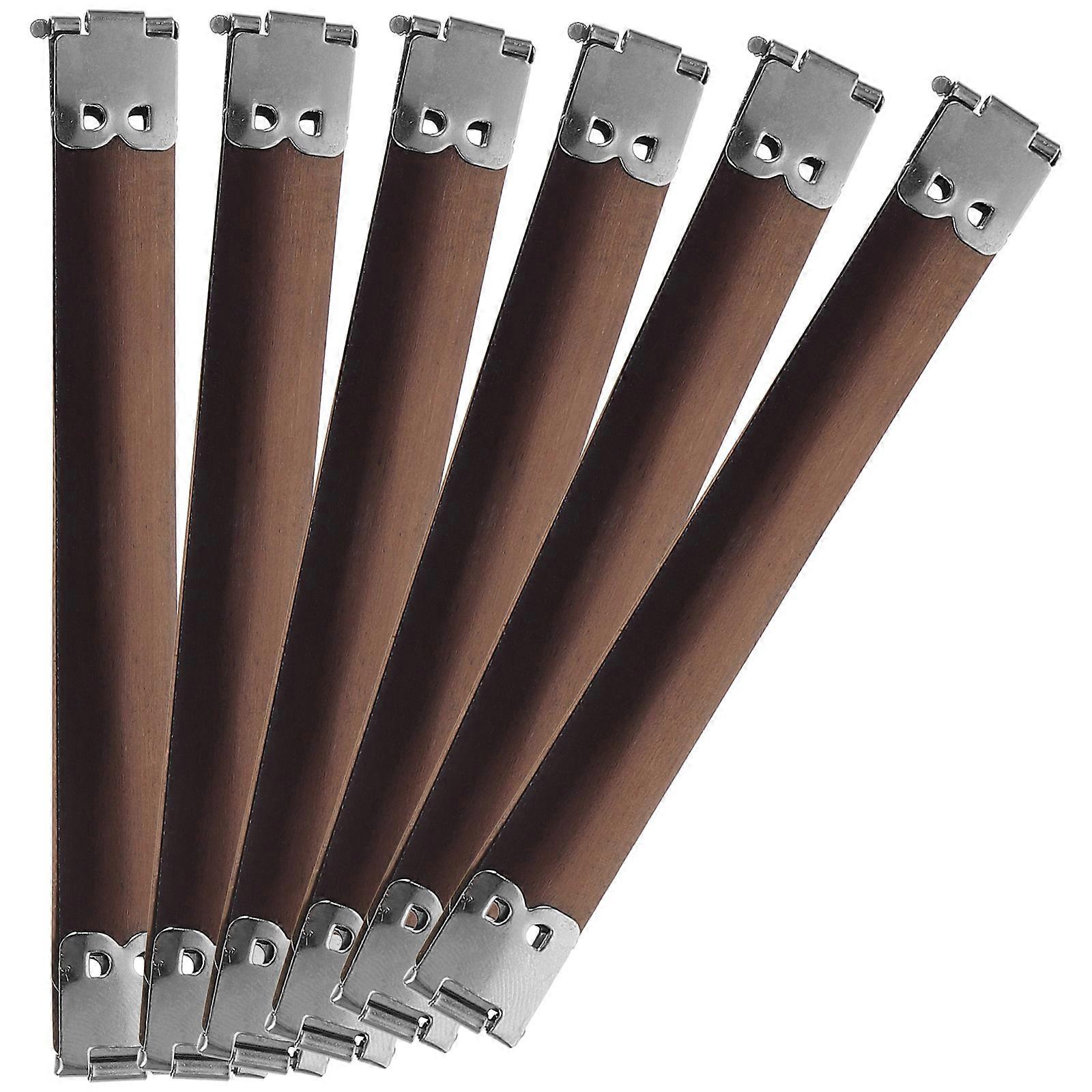 Metal Internal Flex Frames for Handbag with 100Pcs Silver Spring Clips