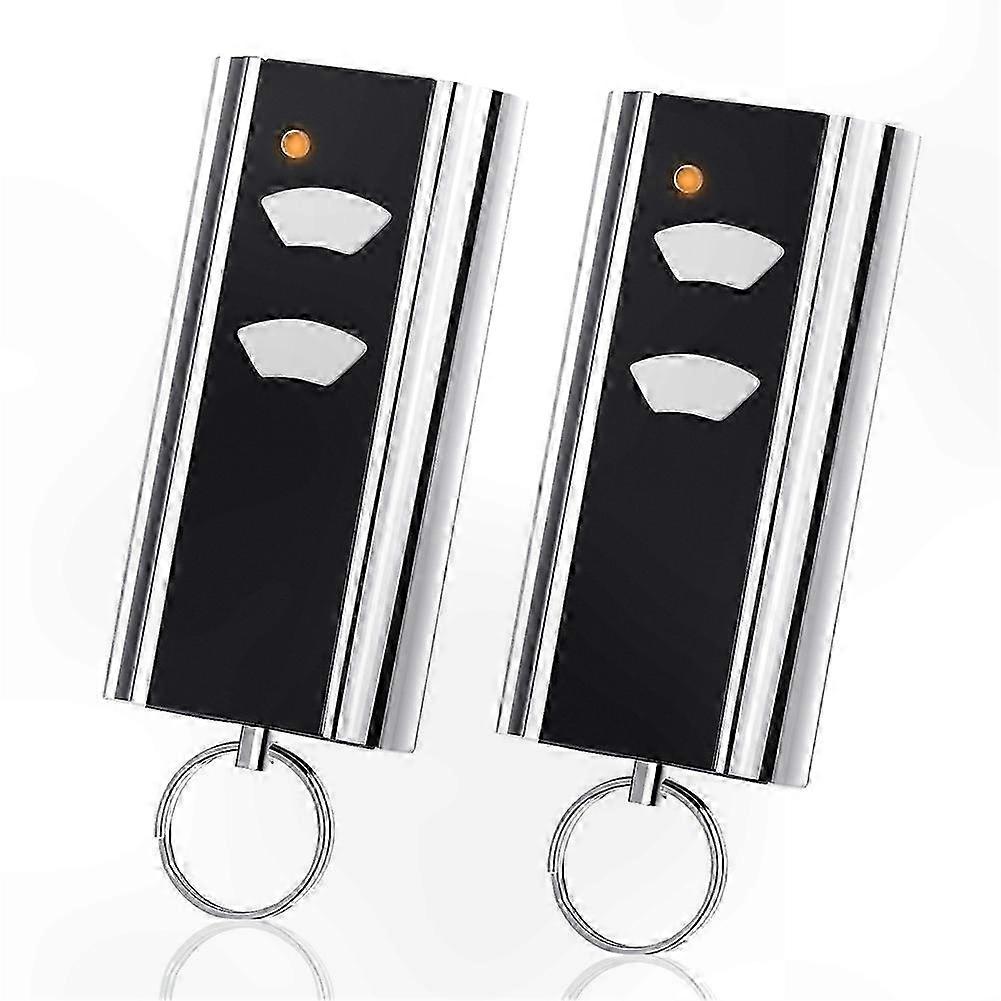 2-Button 433MHz Gate Remote for Swing Door Systems with Wireless Operation Functionality