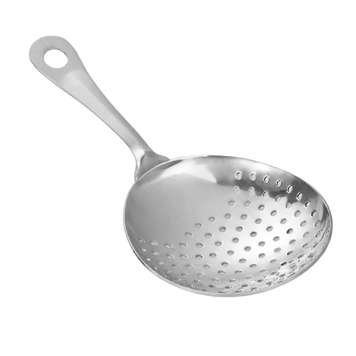 Stainless Steel Ice Filter Soup Ladle Colander Slotted Spoon Bar Strainer Kitchen Utensil 1 Model 1 Size 1