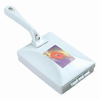 Dual-Roller Carpet Vacuum Brush, Multi-Functional Fabric Lint & Pet Hair Remover for Home Cleaning