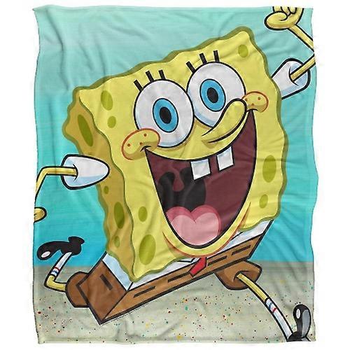 SpongeBob SquarePants Silky Character Supersoft Blanket