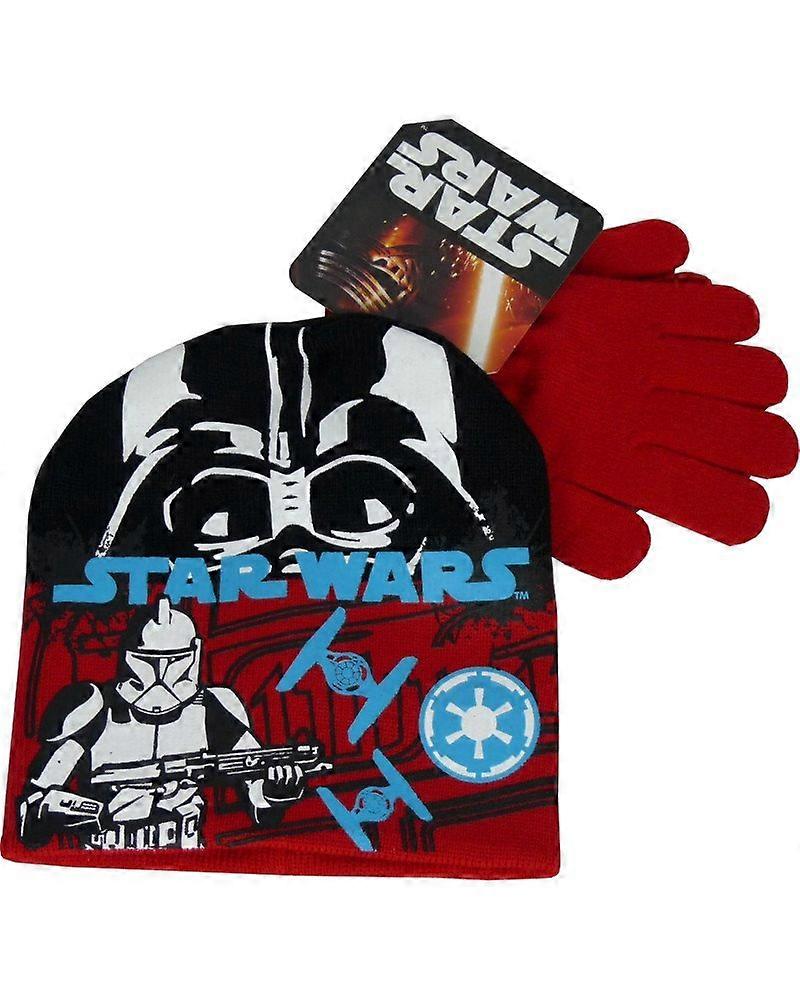 Boys Star Wars Hat and Gloves Set