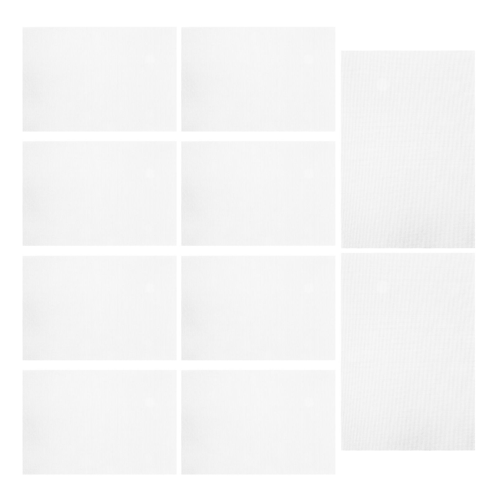 Fursuit Eye Mesh Waterproof White PVC for Crafts 40 Sheets DIY Material