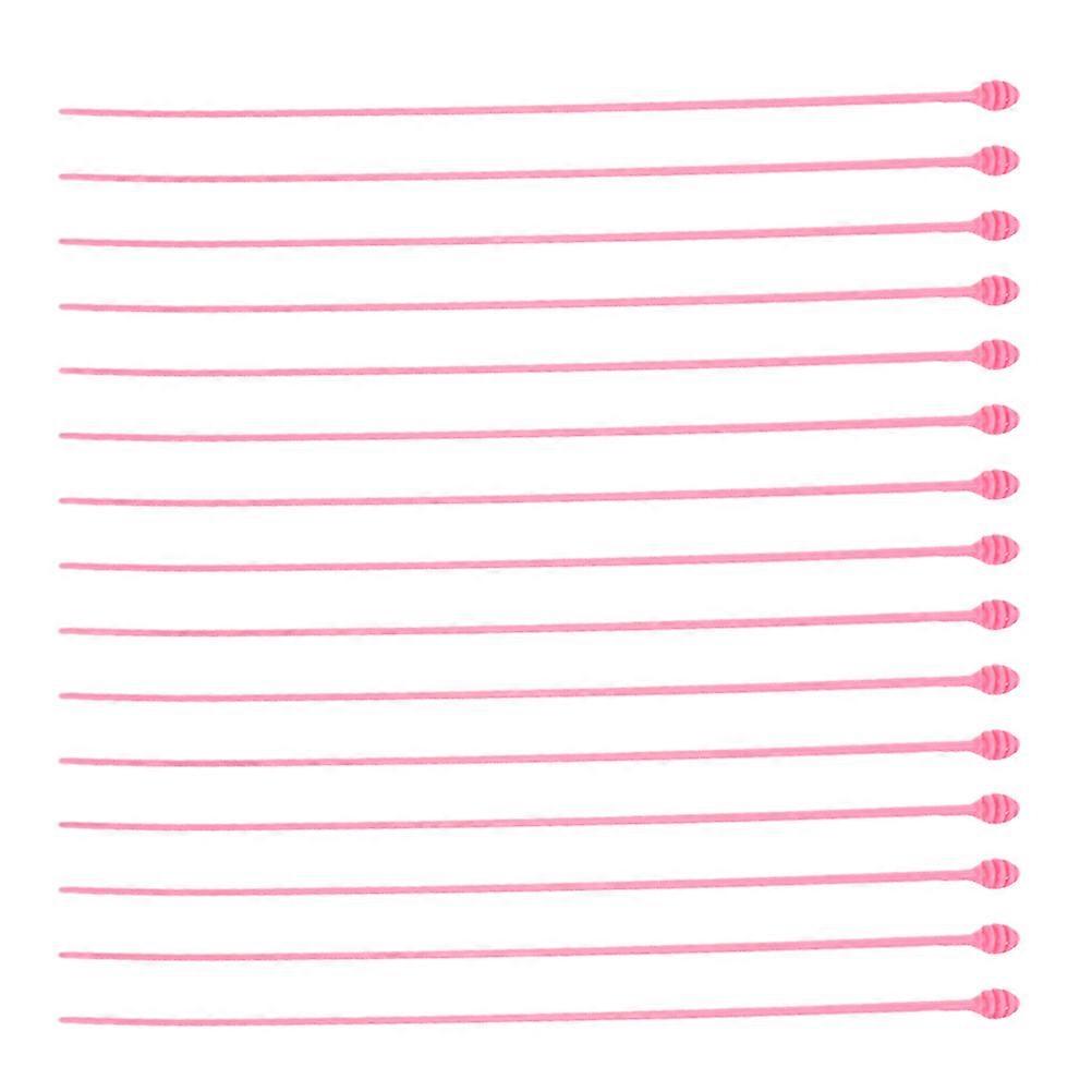 Perming Clips Hairdressing Tools for Curling 120Pcs Pink Durable PP Material