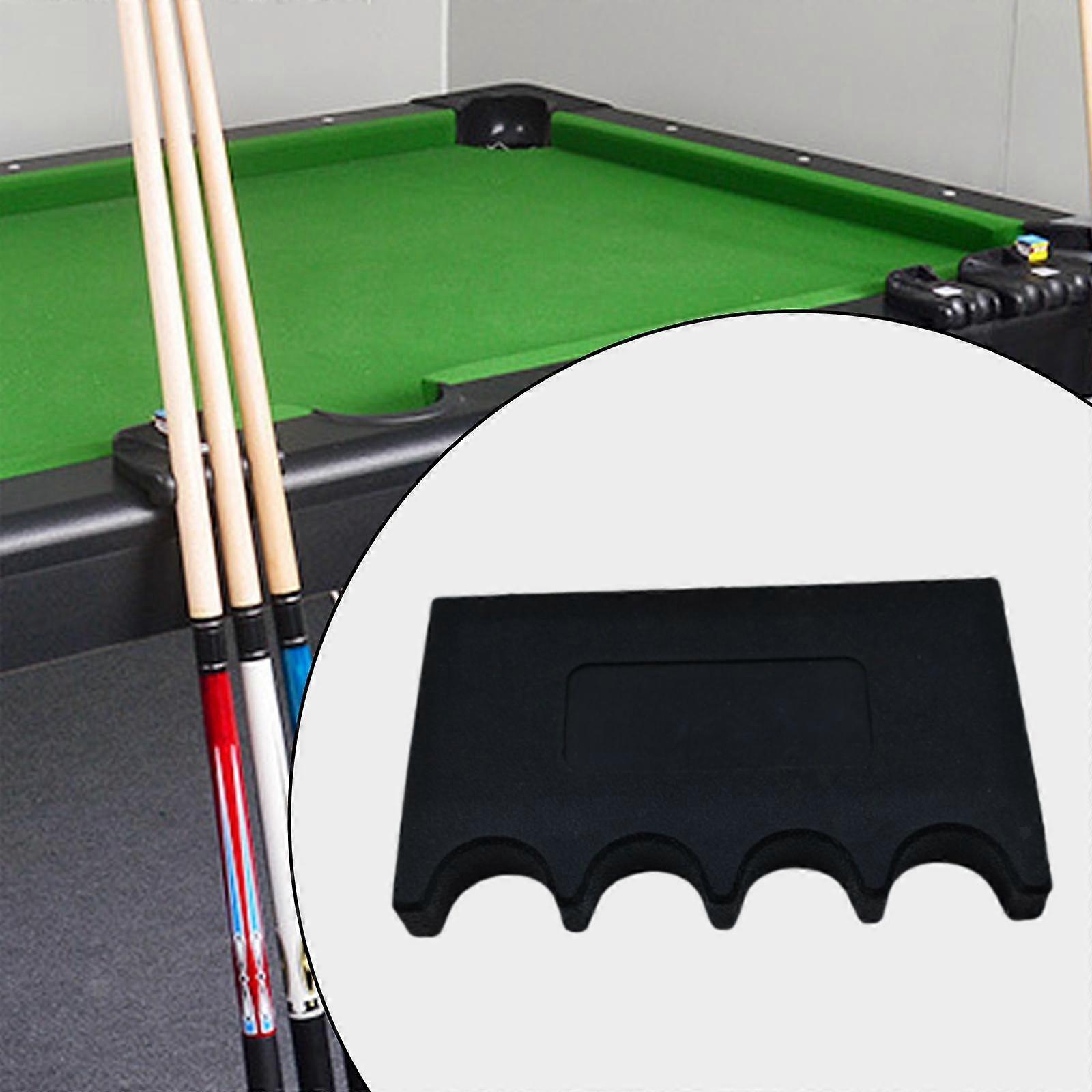 4 Slot Pool Cue Holder for Table Cue Rest Accessories Convenient Professional