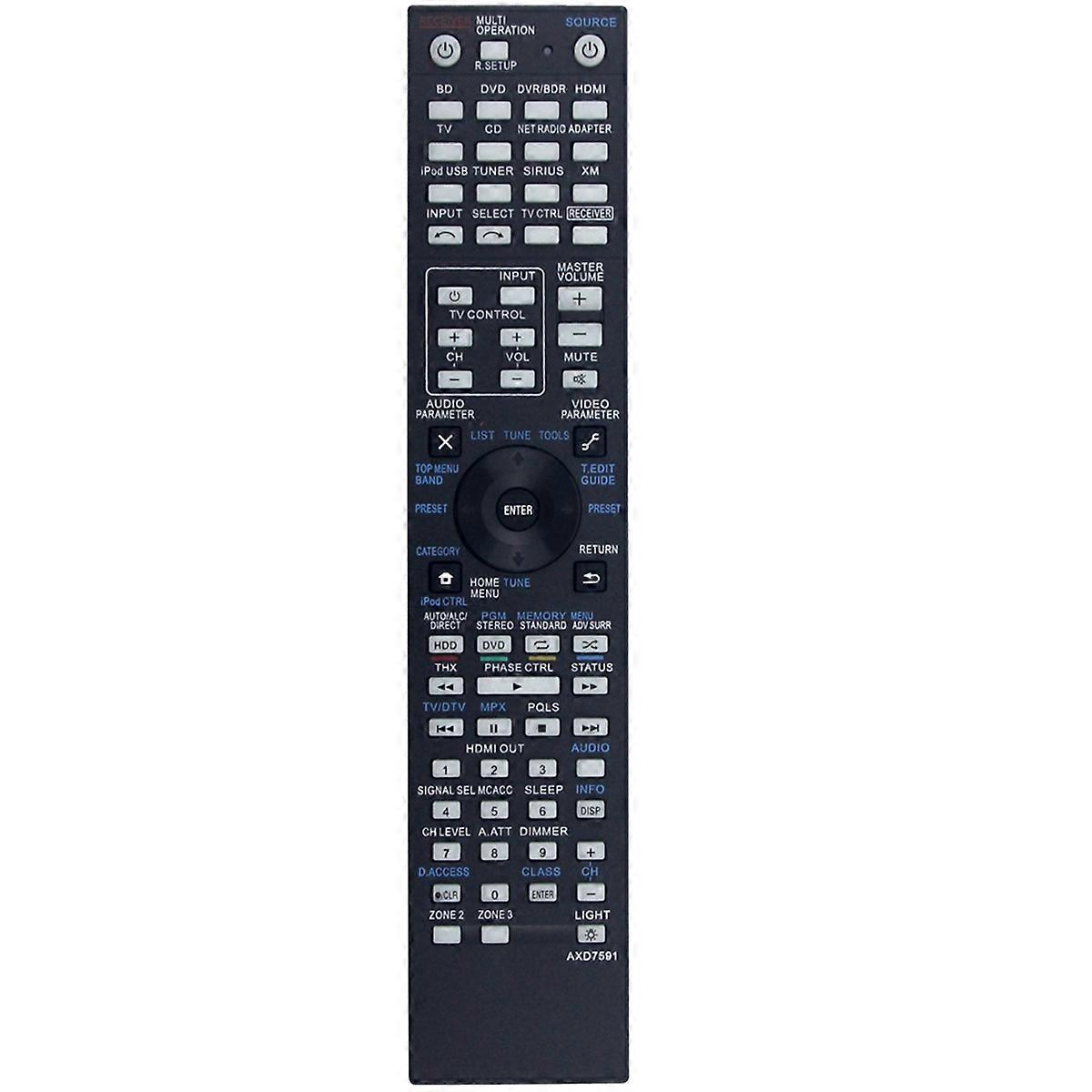 Replace AXD7591 Remote Control for AV Receiver AXD7591 Remote Control VSX-33 SC-35 VSX-32