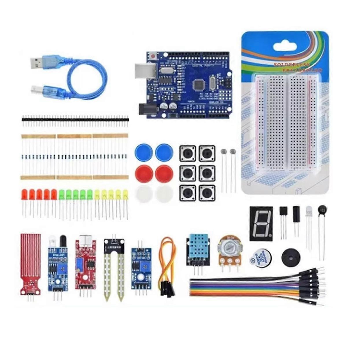 400 Tie-Points Breadboard R3 Motherboard DIY Project Kit for R3 Electronic Component Set