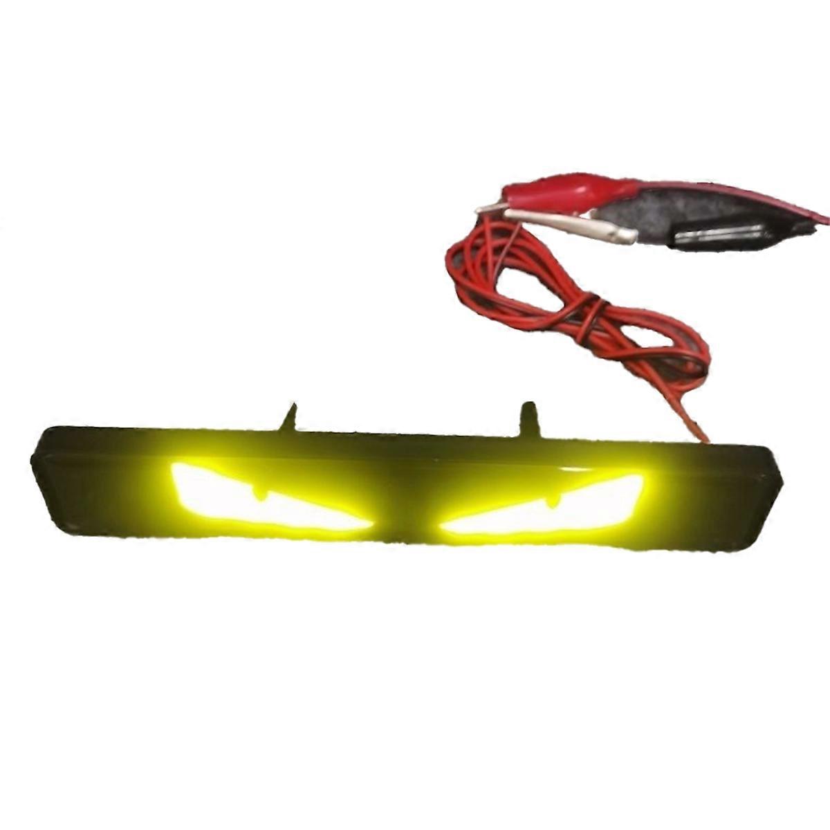 Devil'S Eye Logo Light Medium Mesh Light Car Modification Decorative Strip LED Luminous Decoration A