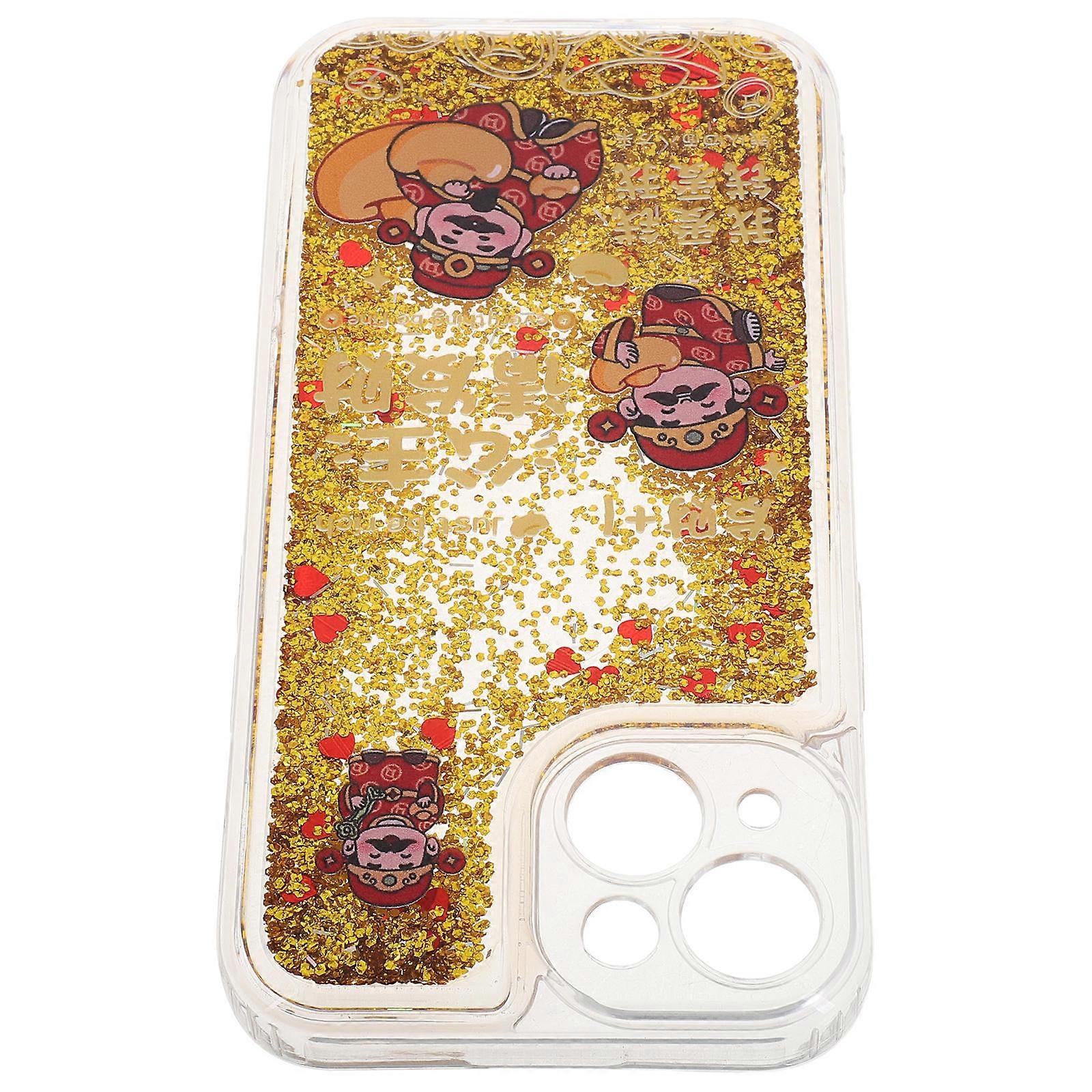 Multi Silicone Flowing Sand Phone Case Protection Cover 4Pcs Set