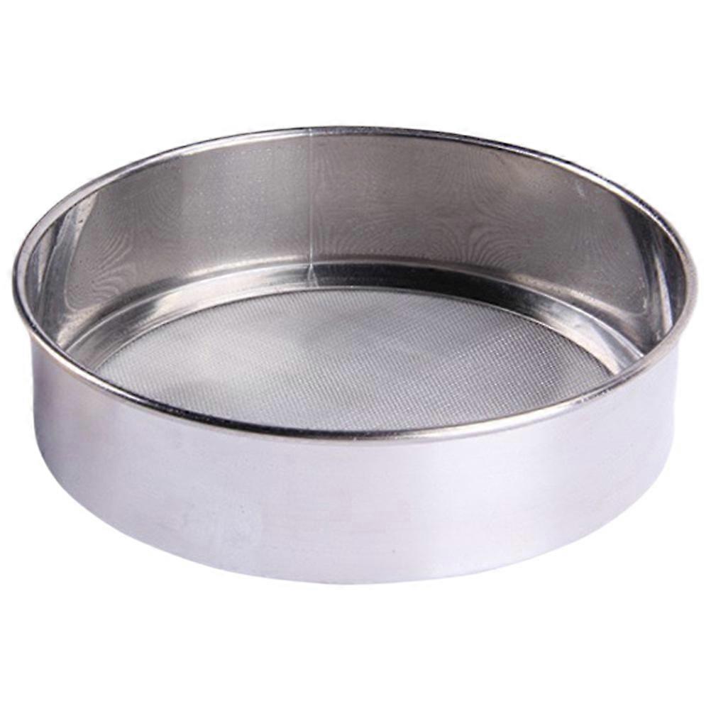 Cake Baking Colander Stainless Steel for Flour Sifting 3Pcs Kitchen Use