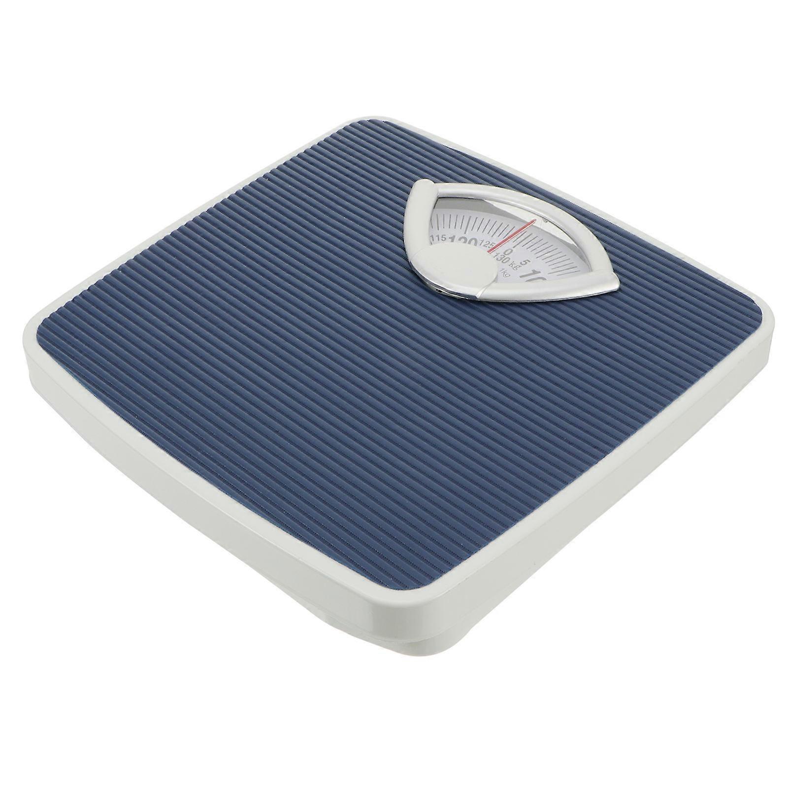 Precision Bathroom Scale Mechanical Body Scale for Measuring Weight 2Pcs Blue PU