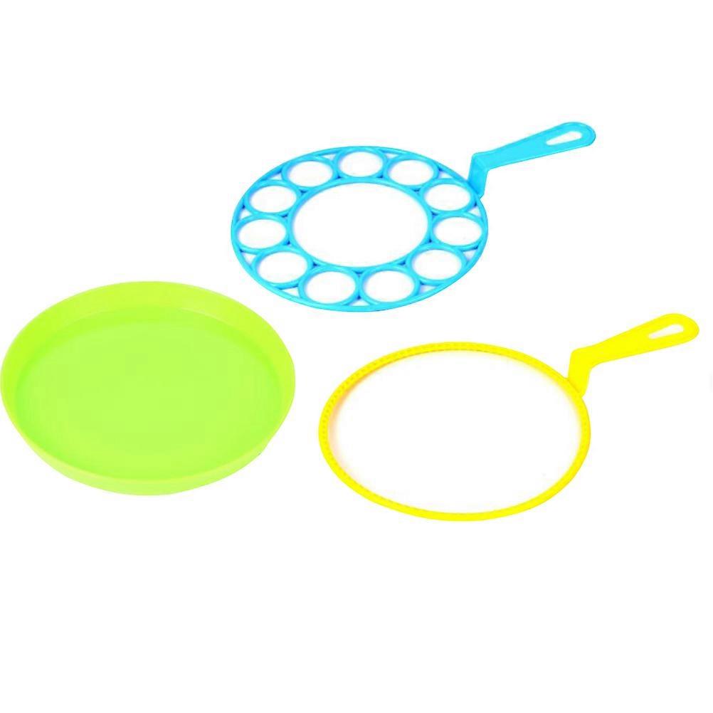 Bubble Tools Kids Outdoor Bubble Blowing Toy Set 6Pcs Blue